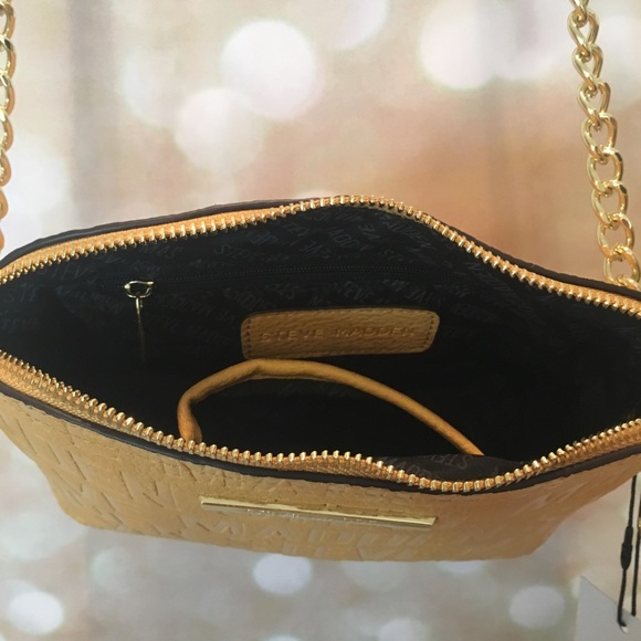 NWT STEVE MADDEN purse. Mustard Color. #27 - Picture 6 of 8